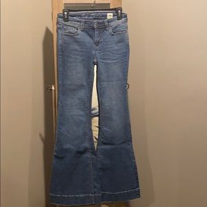 Free People Indigo Flare & Wide Leg Jeans